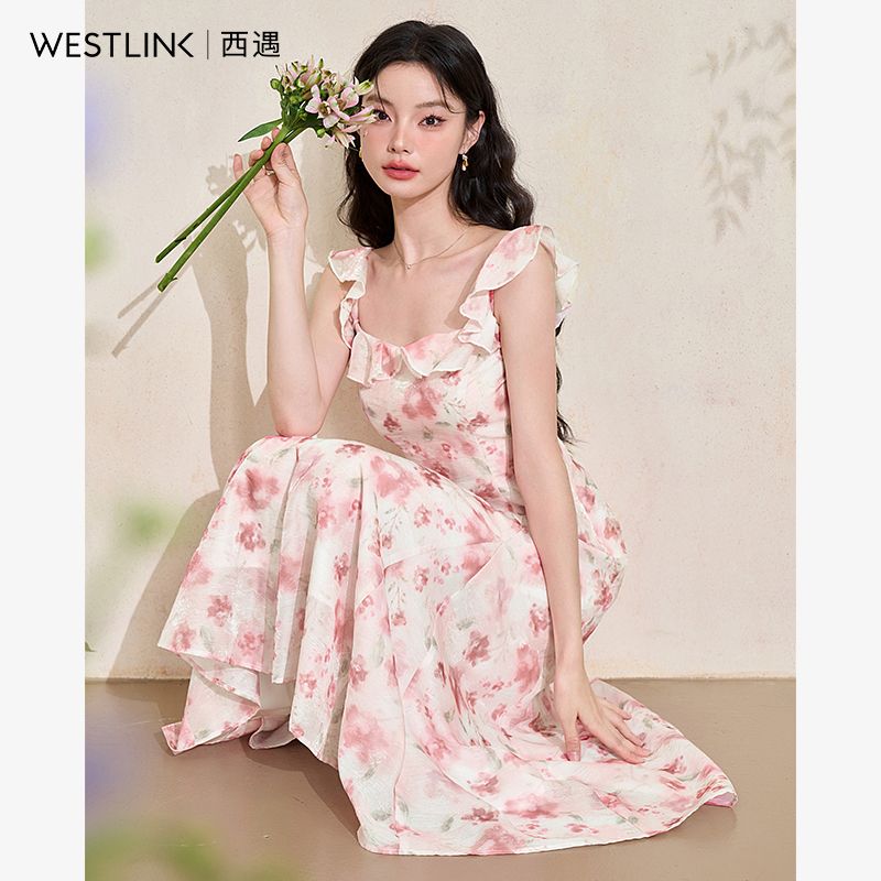 ピンクのフレンチ・フローラル・ドレスワンピース パーティードレス パーティドレス ドレス ロングドレ パーティードレス 結婚式 二次会 ワンピース ピンクのフレンチ・フローラル・ドレスワンピース パーティードレス パーティドレス ドレス ロングドレ パーティードレス 結婚式 二次会 ワンピース