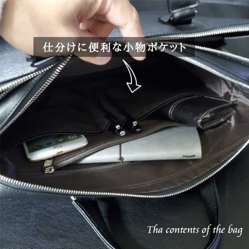 平野 HAMILTON (ハミルトン) 2WAYブリーフケース 2室式 ビジネスバッグ メンズ レディース ユニセックス B4対応 26691BK 平野 HAMILTON (ハミルトン) 2WAYブリーフケース 2室式 ビジネスバッグ メンズ レディース ユニセックス B4対応 26691BK