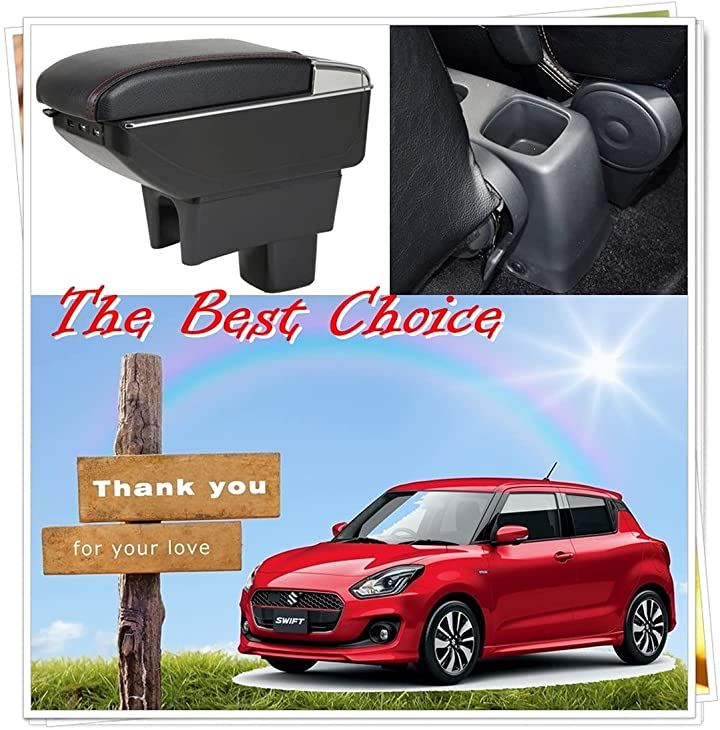 スズキ スイフト ZC ZD 用 アームレスト 黒 コンソール ボックス SUZUKI 多機能 収納 スズキ スイフト ZC ZD 用 アームレスト 黒 コンソール ボックス SUZUKI 多機能 収納
