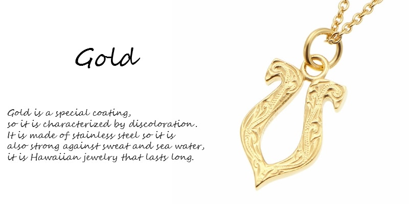 ネックレス メンズ レディース 馬蹄 ハワイアンジュエリー サージカルステンレス ホースシュー 金属アレルギー対応 シルバー ゴールド ピンクゴールド