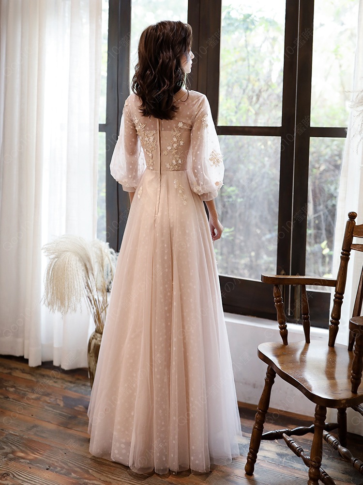 パーティードレス ワンピース ウェディングドレス 結婚式 成人式 パーティー エレガント ホルターネック 誕生日 花嫁ロングドレス 演奏会 挙式-27 パーティードレス ワンピース ウェディングドレス 結婚式 成人式 パーティー エレガント ホルターネック 誕生日 花嫁ロングドレス 演奏会 挙式-27