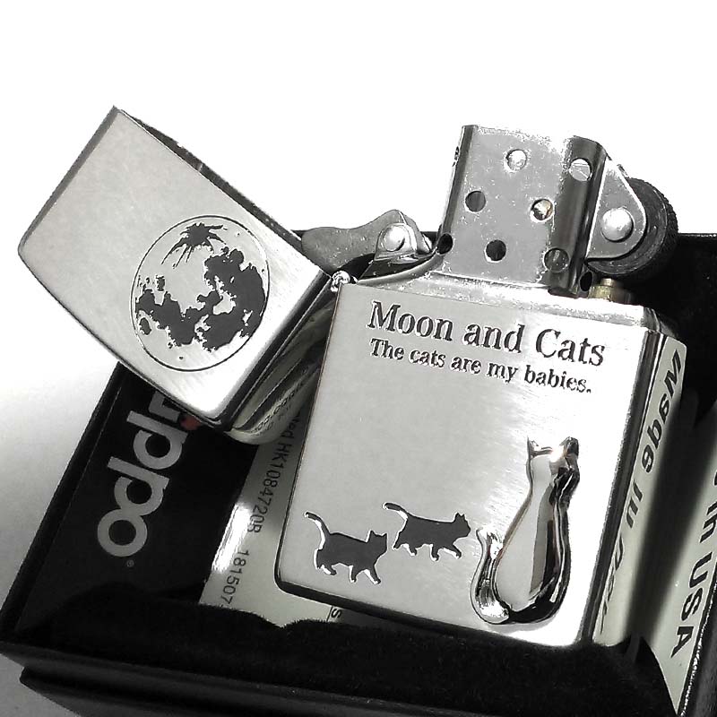 ZIPPO ライター ムーン キャット ジッポ シルバー 猫 可愛い 立体ネコメタル 銀燻し 女性 レディース 月とねこ かわいい おしゃれ 黒 メンズ ギフト プレゼント ZIPPO ライター ムーン キャット ジッポ シルバー 猫 可愛い 立体ネコメタル 銀燻し 女性 レディース 月とねこ かわいい おしゃれ 黒 メンズ ギフト プレゼント