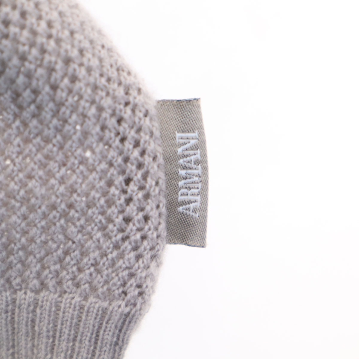 イタリア製 長袖 セーター 48 グレー COLLEZIONI ニット メンズ 古着