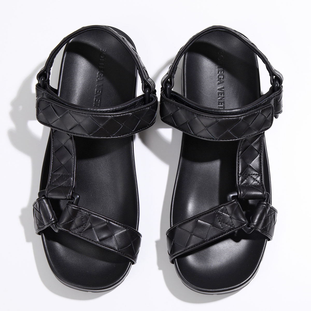 BOTTEGA VENETA ボッテガヴェネタ サンダル TRIP トリップ 775305 V3HB0 メンズ イントレチャート レザー スリングバッグ シュー