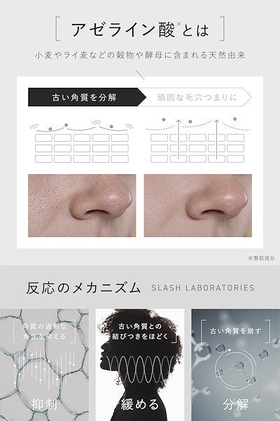 Niin SELAH ポイントスパークリングピーリング SLASH（スキンケア） SLASH ピーリング ジェル 顔 アゼライン酸