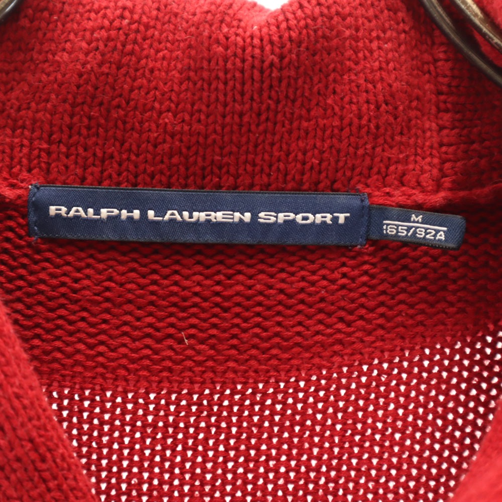 ラルフローレンスポーツ 長袖 ショールカラー セーター M レッド RALPH LAUREN SPORT ニット レディース ラルフローレンスポーツ 長袖 ショールカラー セーター M レッド RALPH LAUREN SPORT ニット レディース