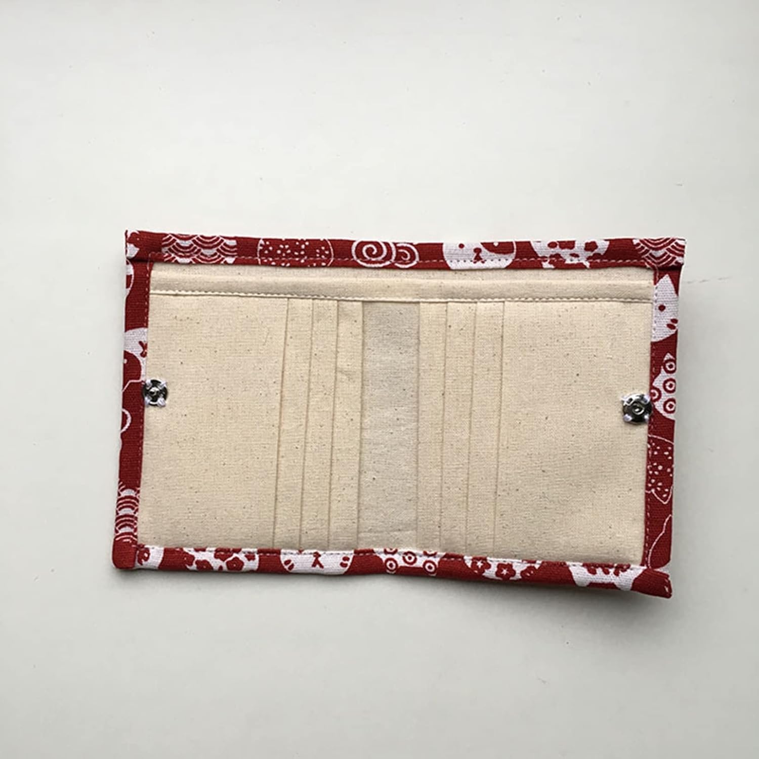 【20%OFFクーポン】財布 レディース 学生 2つ折り 小型 猫柄 帆布 ボタン 大容量 カード入れ 小銭入れ 使いやすい 多機能 コンパクト 軽量 コインケース ウォレット かわいい ファッション