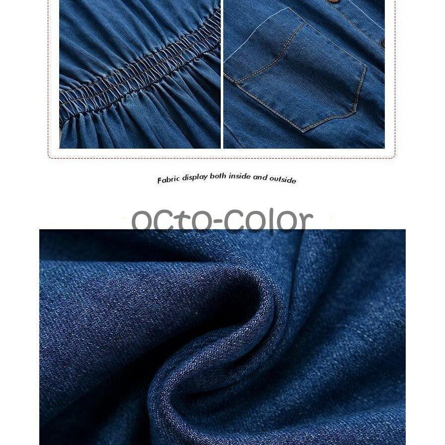 デニム レディース 長袖 Aライン ロング丈 マキシ丈 ゆったり デニム 大きい 体型カバー カジュアル デニム レディース 長袖 Aライン ロング丈 マキシ丈 ゆったり デニム 大きい 体型カバー カジュアル