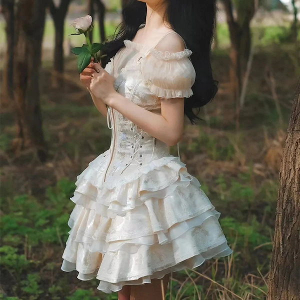 専用　即購入可　すぐ発送＊微光蔷薇 ロリータ　ドレス　フルセット 専用 即購入可 すぐ発送＊微光蔷薇 ロリータ ドレス フルセット 専用 即