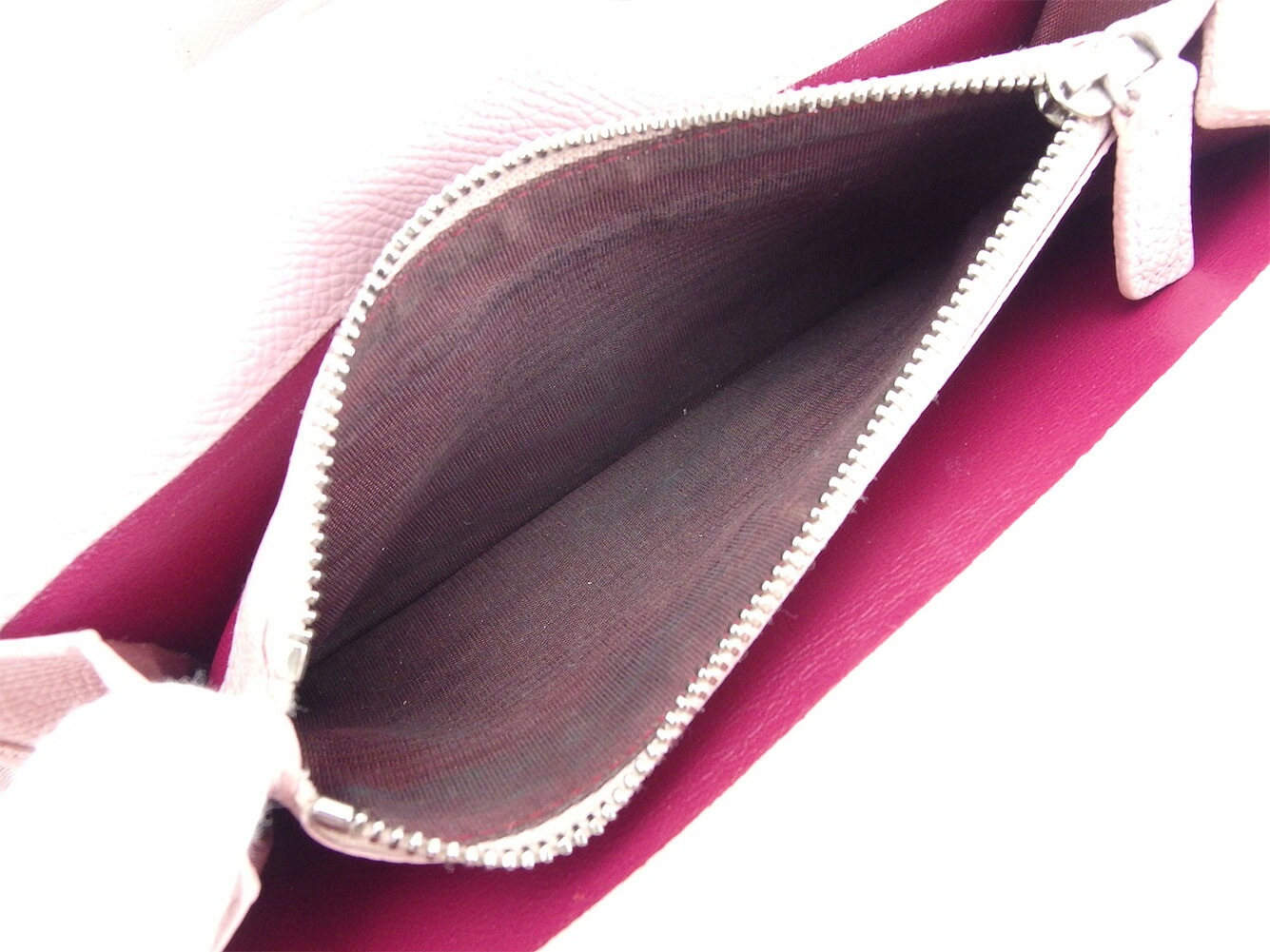 長財布 Ｗホック ブルガリ　ブルガリ ピンク 中古