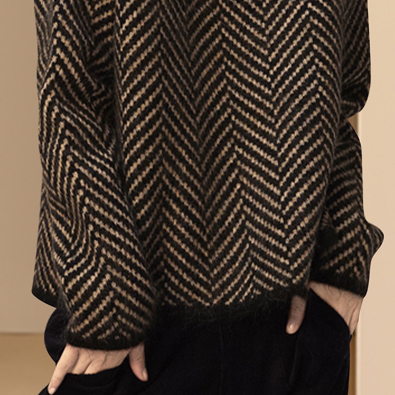 タートルネックセーター ブラウン トップス ニットソー セーター スリム 細身 ストレート スマート タートルネックセーター ブラウン トップス ニットソー セーター スリム 細身 ストレート スマート