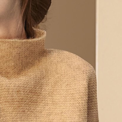 タートルネックセーター ブラウン トップス ニットソー セーター スリム 細身 ストレート スマート タートルネックセーター ブラウン トップス ニットソー セーター スリム 細身 ストレート スマート