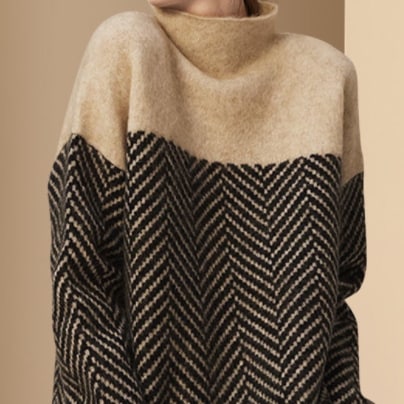 タートルネックセーター ブラウン トップス ニットソー セーター スリム 細身 ストレート スマート タートルネックセーター ブラウン トップス ニットソー セーター スリム 細身 ストレート スマート