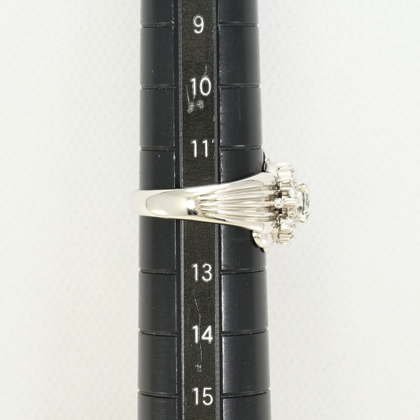 PT900 プラチナ リング 12号 ダイヤ 0.53 0.27 VVS2 鑑定書 中古 PT900 プラチナ リング 12号 ダイヤ 0.53 0.27 VVS2 鑑定書 中古