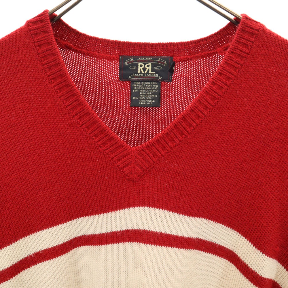 RRL 90s オールド 初期タグ 赤3星 長袖 セーター M レッド ダブルアールエル RALPH LAUREN ニット メンズ RRL 90s オールド 初期タグ 赤3星 長袖 セーター M レッド ダブルアールエル RALPH LAUREN ニット メンズ