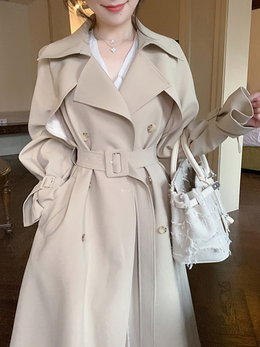 春 アウター気質 ロング レディース コート ロングコート トレンチコート アウター トップス ジャケット