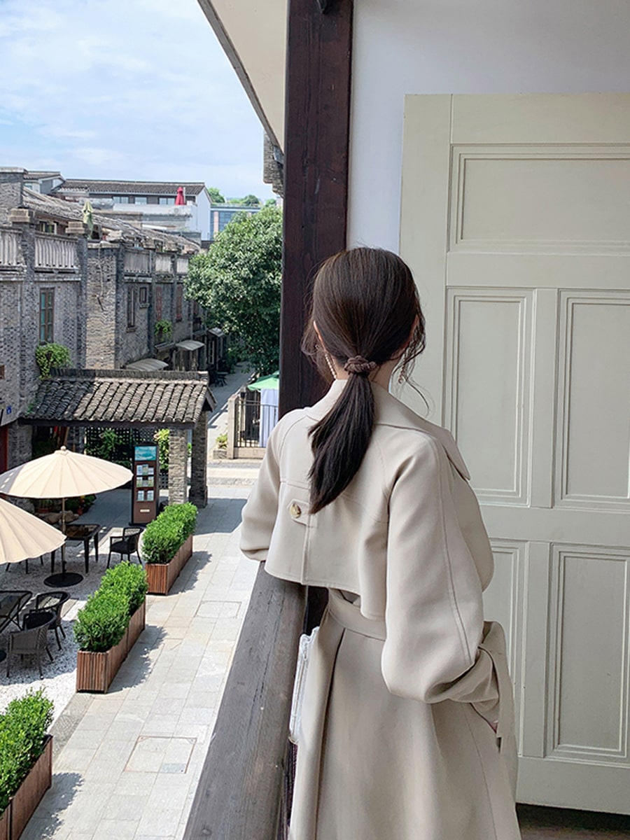 春 アウター気質 ロング レディース コート ロングコート トレンチコート アウター トップス ジャケット