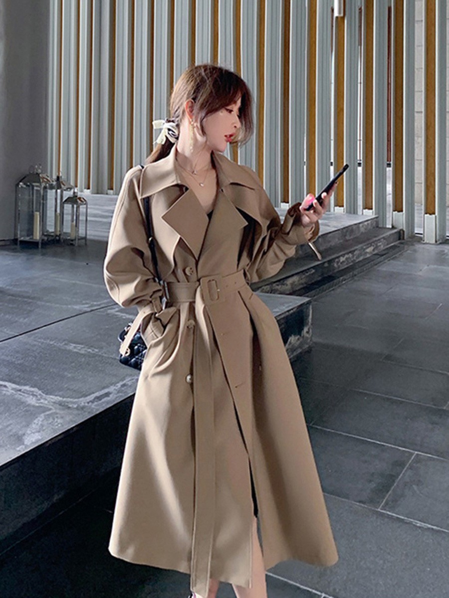 春 アウター気質 ロング レディース コート ロングコート トレンチコート アウター トップス ジャケット