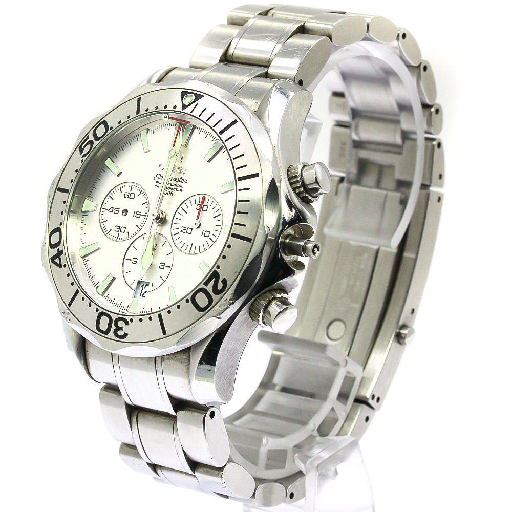 ジャンク オメガ OMEGA 2589.30 シーマスター300 クロノグラフ デイト 自動巻き メンズ _761587【中古】