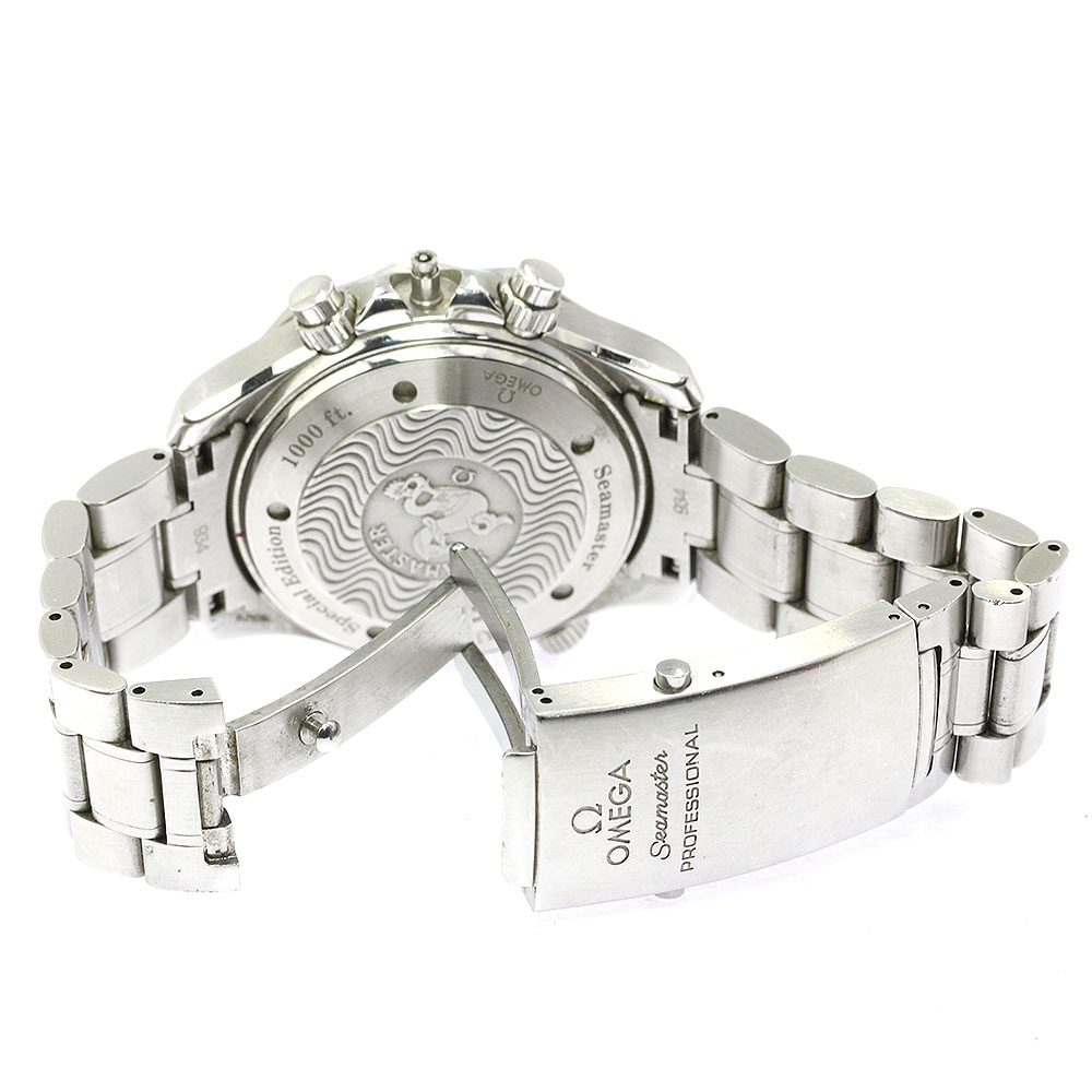 ジャンク オメガ OMEGA 2589.30 シーマスター300 クロノグラフ デイト 自動巻き メンズ _761587【中古】