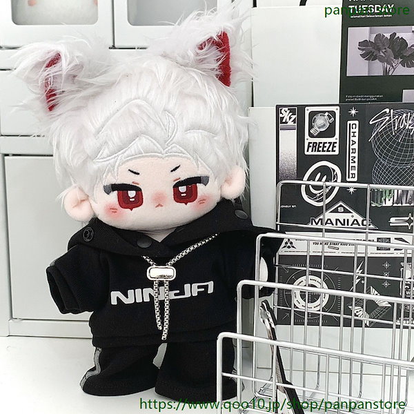 Qoo10] 20cm ぬいぐるみ 服 忍者 服 4点