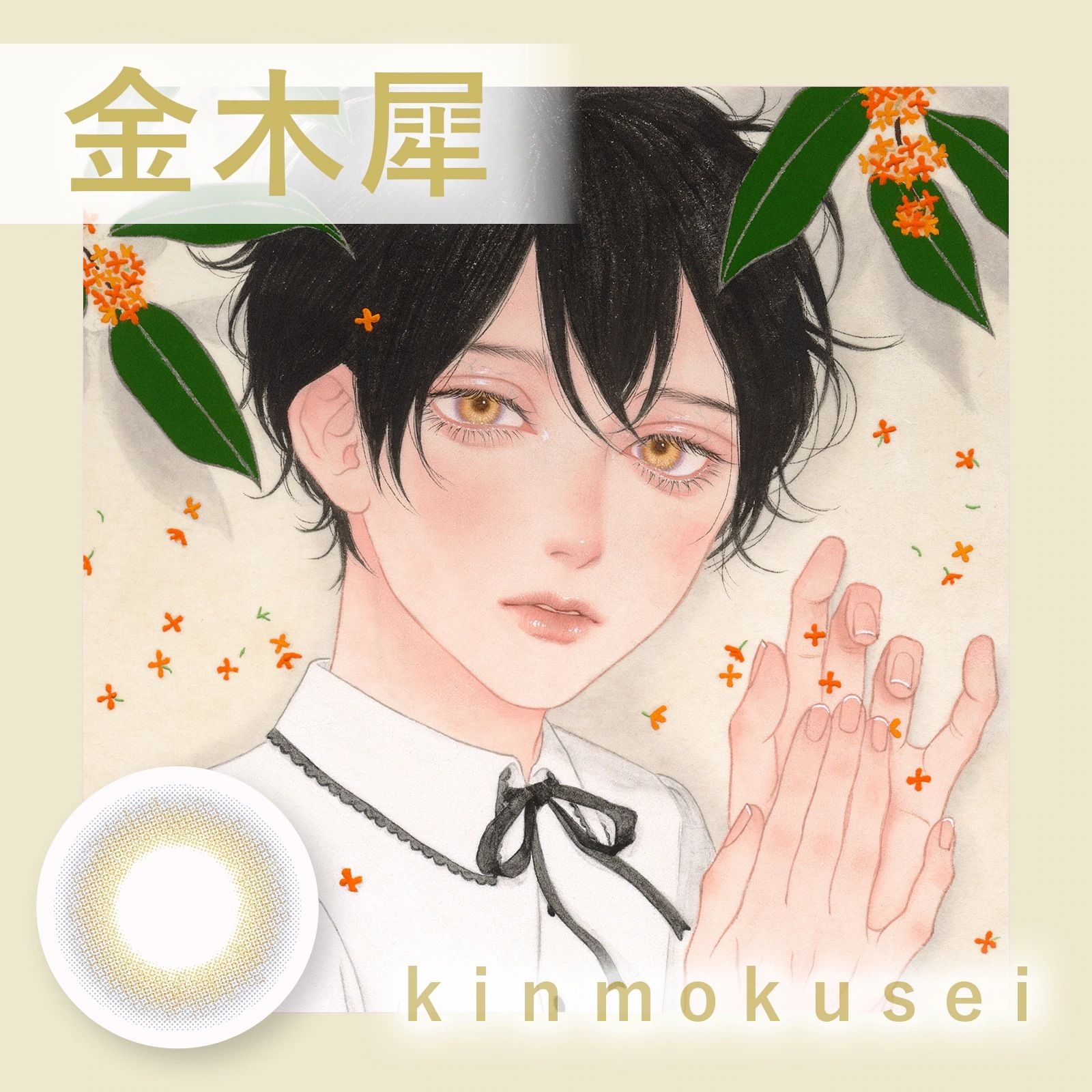 【4箱セット】カラコン 1ヶ月 Bishonennga hanairo 1箱2枚入 マンスリー カラーコンタクトレンズ 度あり 度なし ビショウネンガ ハナイロ カラーコンタクトレンズ