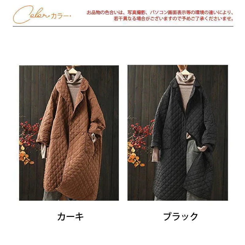 人気沸騰中綿コートレディースダウンコート中綿ジャケットコートアーガイルロングフード付き無地カジュアルゆったり秋保温ファション 人気沸騰中綿コートレディースダウンコート中綿ジャケットコートアーガイルロングフード付き無地カジュアルゆったり秋保温ファション