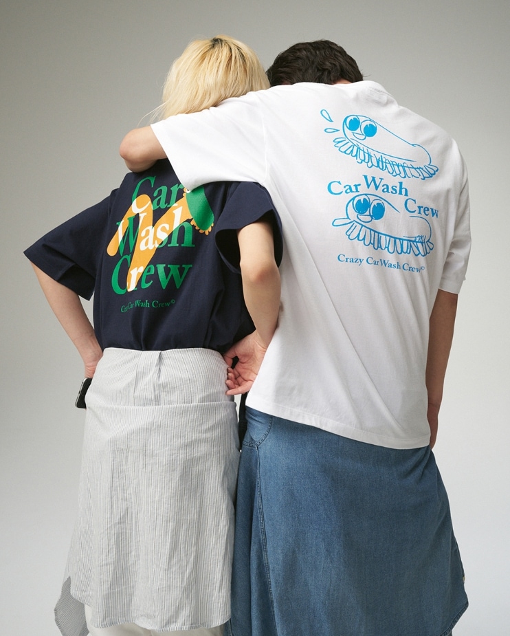【Crazy Car Wash Crew】24SS★ [COLLABO] WASH BUBBLE T-SHIRTS Manny_s-Midnight-Navy_grande.