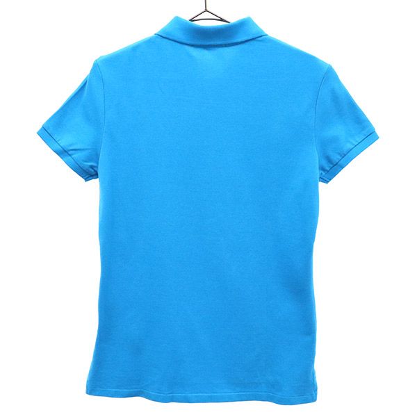 未使用 半袖 ポロシャツ M ブルー 鹿の子 レディース 未使用 半袖 ポロシャツ M ブルー 鹿の子 レディース