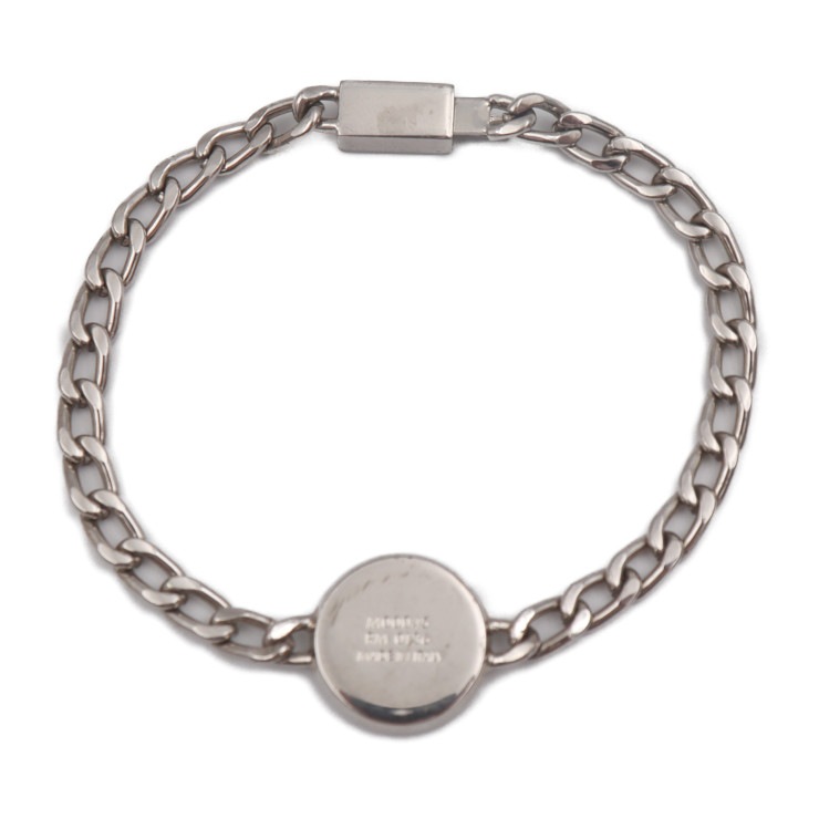 LOUIS VUITTON ルイ ヴィトン ブレスレット M00045 LVホーン ブレス メタル ホーン シルバー ブラウン系 チェーンブレス ビトン 本物保証 中古