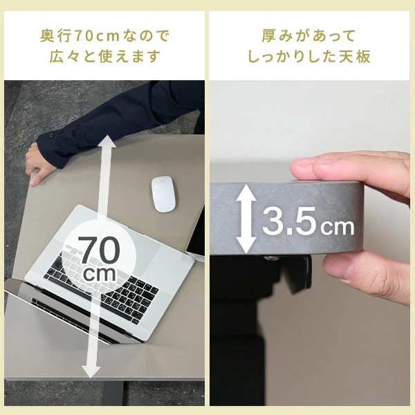 デスク パソコンデスク PCデスク 幅140cm 奥行70cm ハイグレード天板 電源タップ付き デスク パソコンデスク PCデスク 幅140cm 奥行70cm ハイグレード天板 電源タップ付き