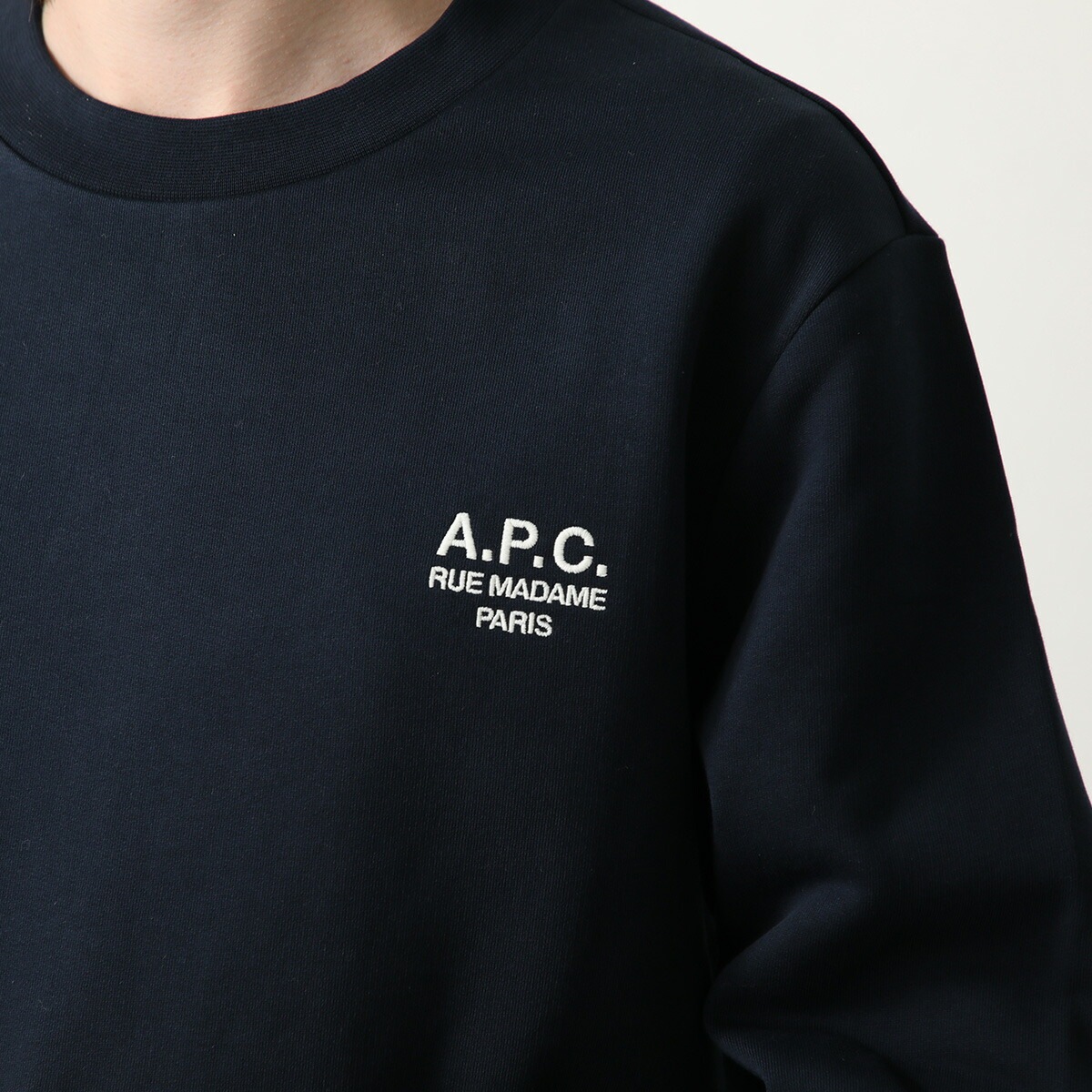 APC A.P.C. アーペーセー トレーナー COHBV M27913 メンズ スウェット 裏起毛 クルーネック ロゴ刺繍 カラー4色