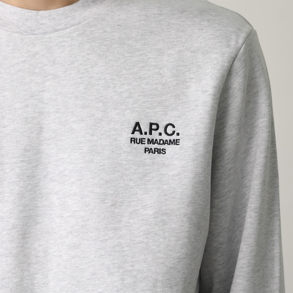 APC A.P.C. アーペーセー トレーナー COHBV M27913 メンズ スウェット 裏起毛 クルーネック ロゴ刺繍 カラー4色