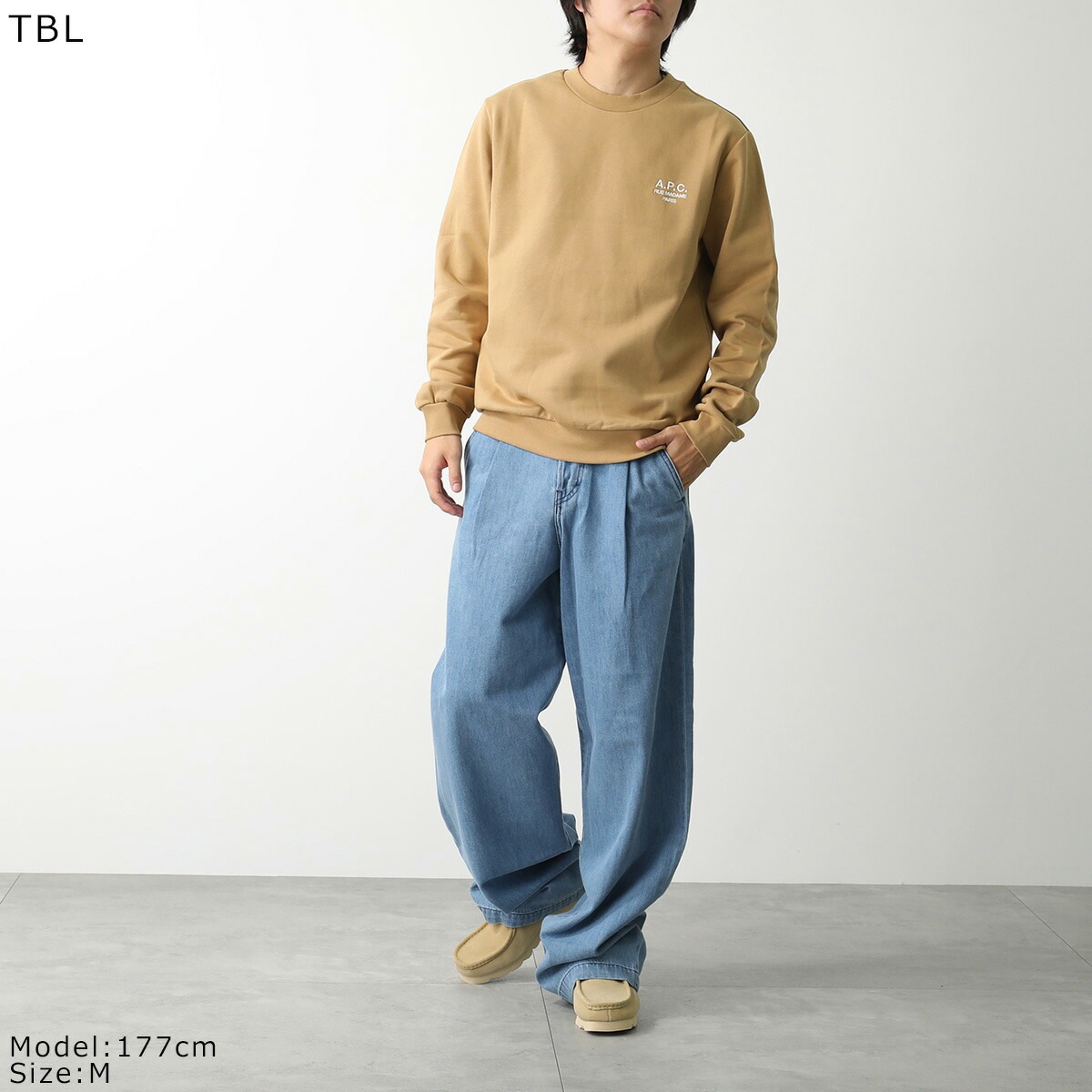 APC A.P.C. アーペーセー トレーナー COHBV M27913 メンズ スウェット 裏起毛 クルーネック ロゴ刺繍 カラー4色