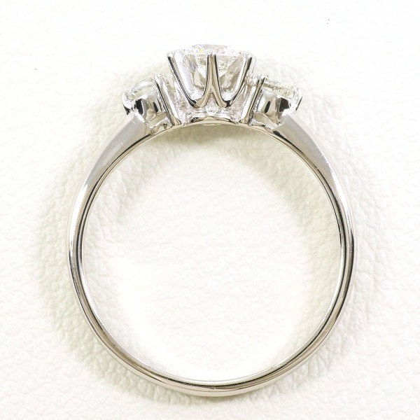 PT900 プラチナ リング 11号 ダイヤ 0.265 VVS2 0.19 鑑定書 中古