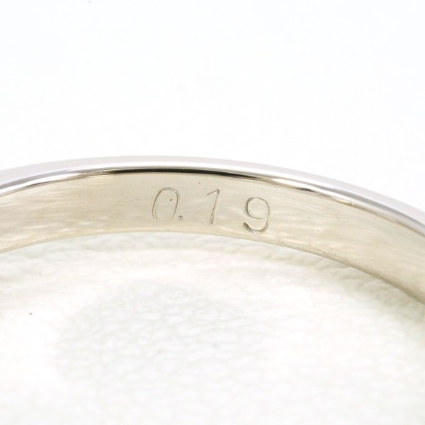PT900 プラチナ リング 11号 ダイヤ 0.265 VVS2 0.19 鑑定書 中古