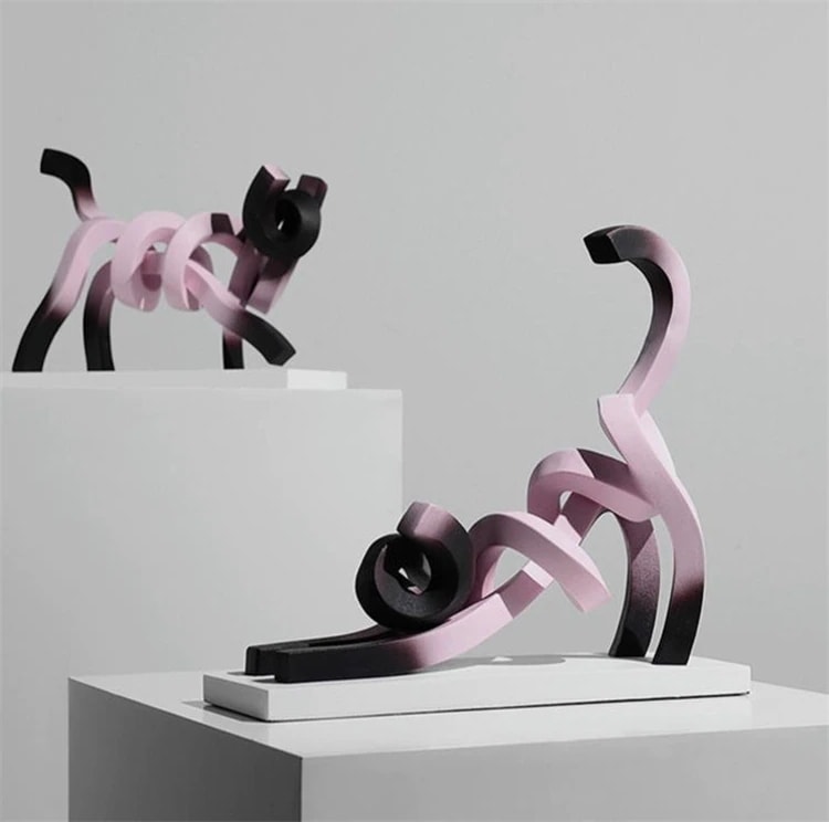 INSスタイル 装飾品 ホーム置物 おしゃれな 抽象置物 猫置物 玄関置物 アクセサリー 置物 シンプル カートゥーン 樹脂製振り子 INSスタイル 装飾品 ホーム置物 おしゃれな 抽象置物 猫置物 玄関置物 アクセサリー 置物 シンプル カートゥーン 樹脂製振り子