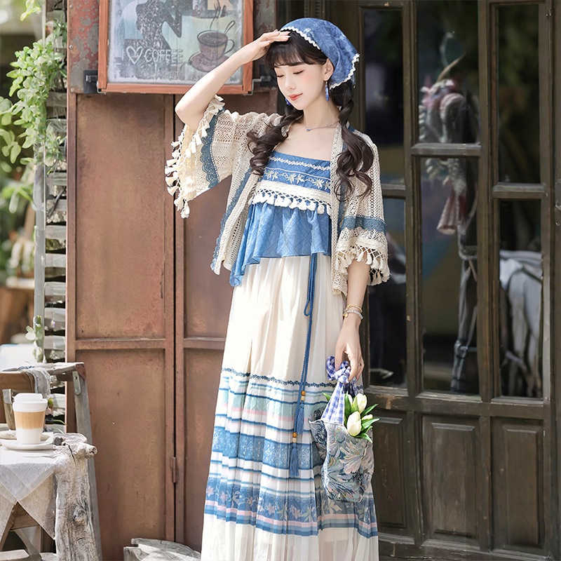 正規品デザイン月藍麗水新韓国cos要素コートワンピース民族 正規品デザイン月藍麗水新韓国cos要素コートワンピース民族