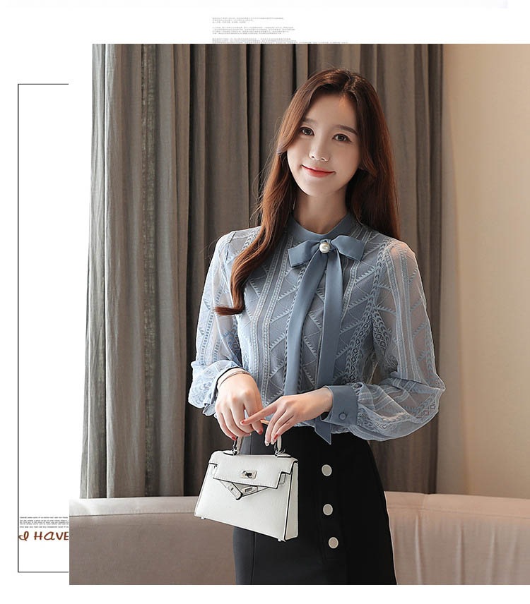 【2025新作】ブラウス レディース 春 秋 冬 シャツブラウス 50代 40代 30代 長袖 ミセス おしゃれ きれいめ リボン ボウタイ パール 通勤 オフィスカジュアル 白 フリル レース 花柄 edukarte.cl