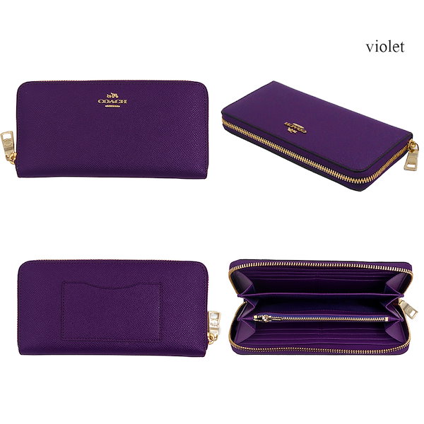 Qoo10] Coach COACH コーチ 財布 長財布 F52