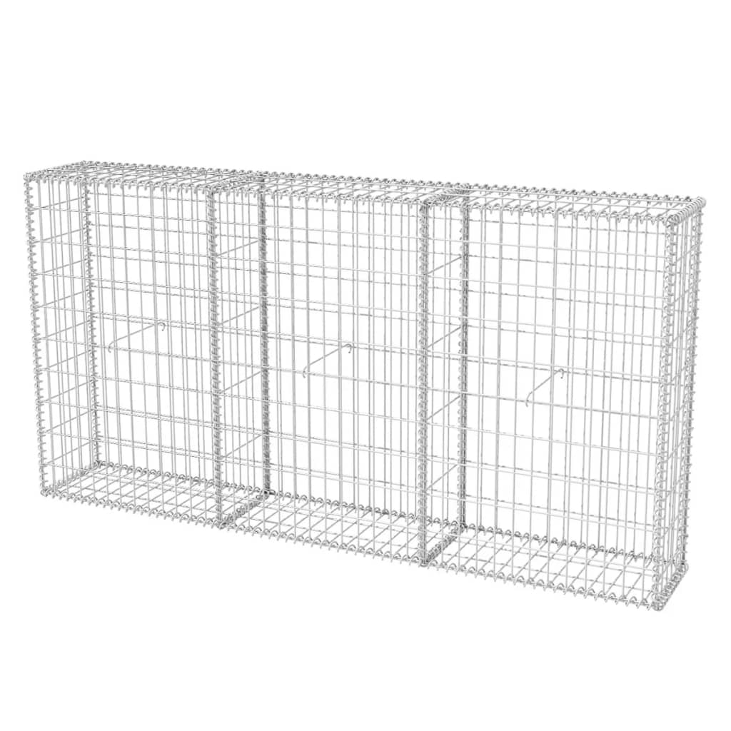 ガビオンバスケット 亜鉛メッキ鋼製 200x30x100 cm ガビオンバスケット 亜鉛メッキ鋼製 200x30x100 cm
