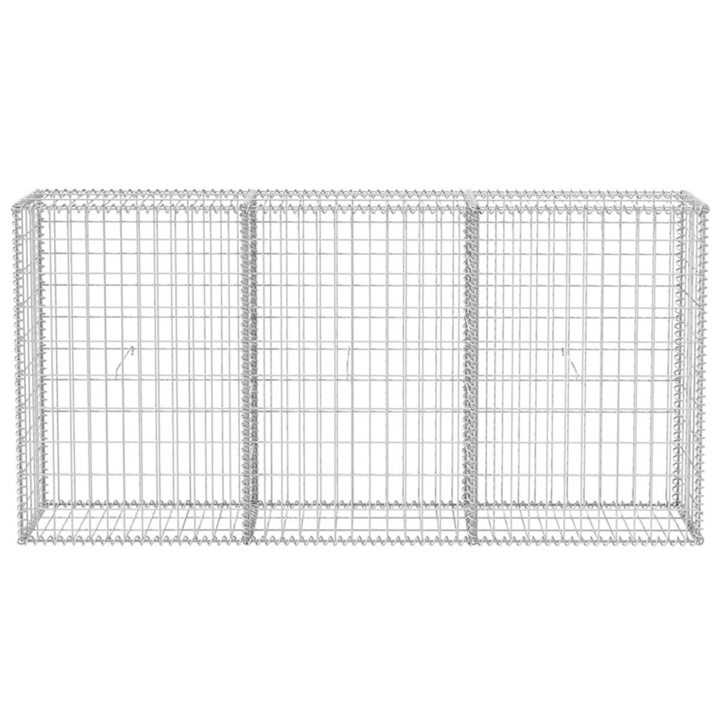 ガビオンバスケット 亜鉛メッキ鋼製 200x30x100 cm ガビオンバスケット 亜鉛メッキ鋼製 200x30x100 cm
