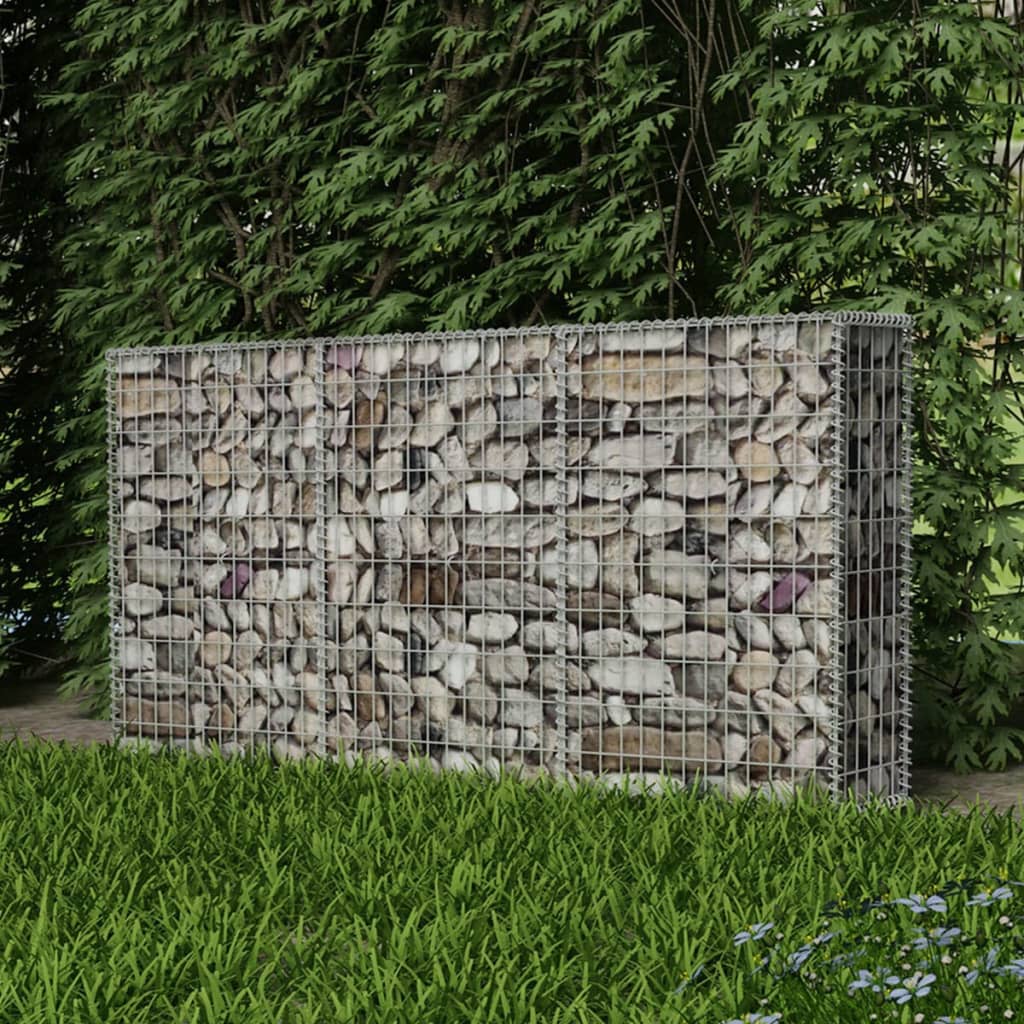 ガビオンバスケット 亜鉛メッキ鋼製 200x30x100 cm ガビオンバスケット 亜鉛メッキ鋼製 200x30x100 cm