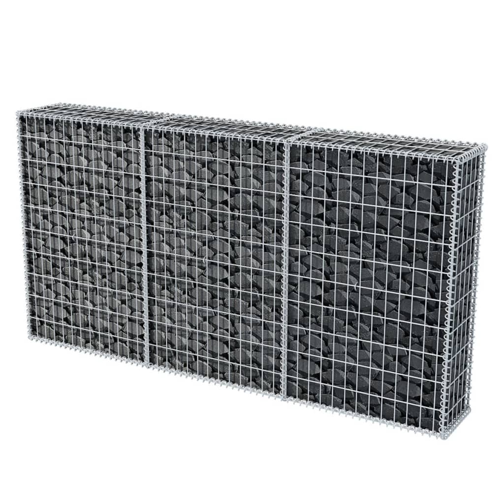 ガビオンバスケット 亜鉛メッキ鋼製 200x30x100 cm ガビオンバスケット 亜鉛メッキ鋼製 200x30x100 cm