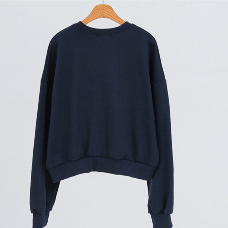 Click & Funny ディルゼン・クロップ・エンブロイダリー・スウェットシャツ Click & Funny ディルゼン・クロップ・エンブロイダリー・スウェットシャツ