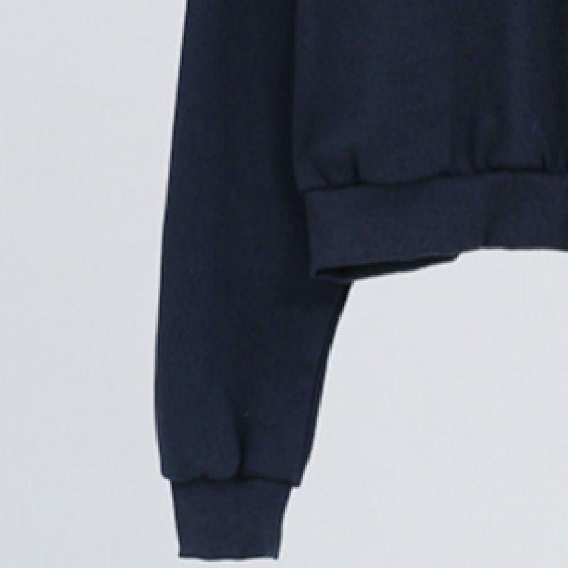 Click & Funny ディルゼン・クロップ・エンブロイダリー・スウェットシャツ Click & Funny ディルゼン・クロップ・エンブロイダリー・スウェットシャツ