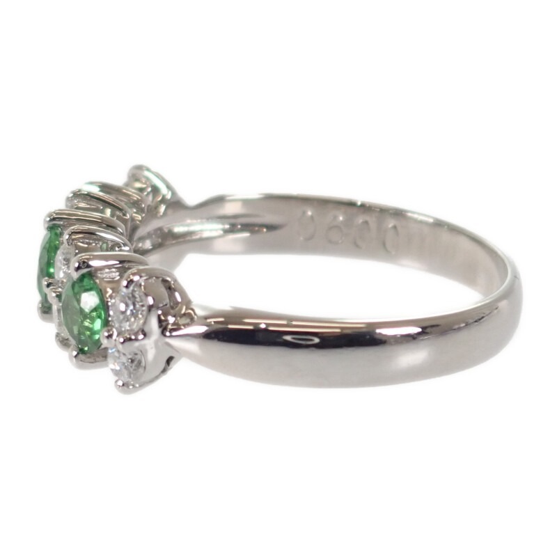 【no brand】デザインジュエリー リング Pt900プラチナ 12号 ツァボライト ダイヤモンド レディース 【no brand】デザインジュエリー リング Pt900プラチナ 12号 ツァボライト ダイヤモンド レディース