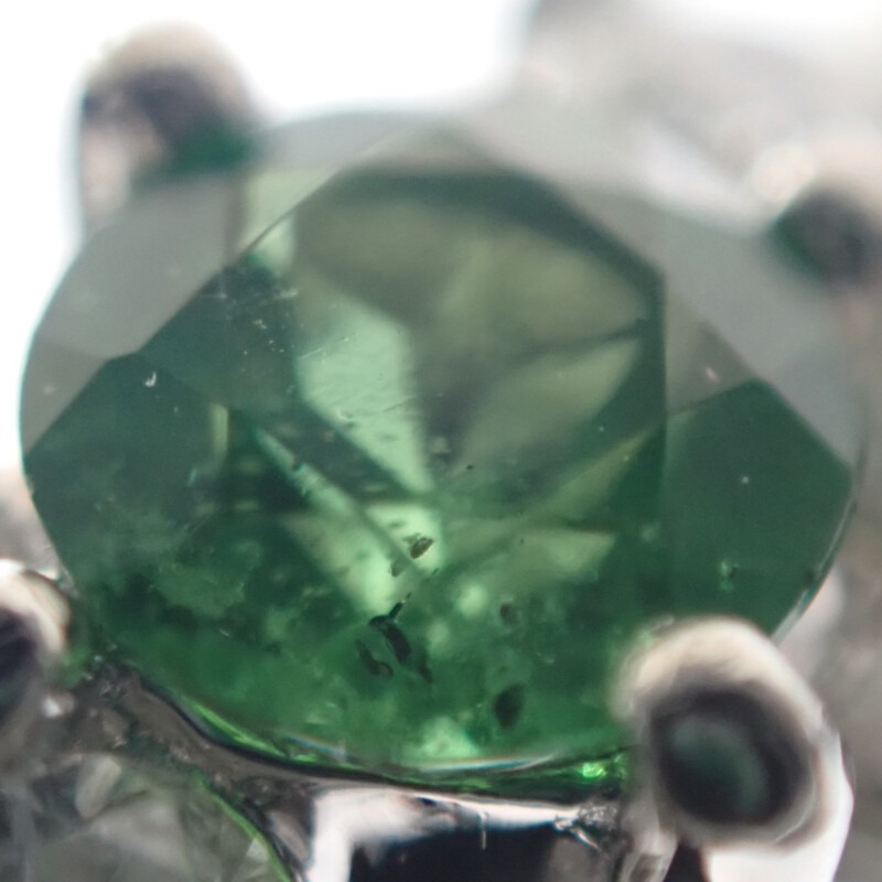 【no brand】デザインジュエリー リング Pt900プラチナ 12号 ツァボライト ダイヤモンド レディース 【no brand】デザインジュエリー リング Pt900プラチナ 12号 ツァボライト ダイヤモンド レディース