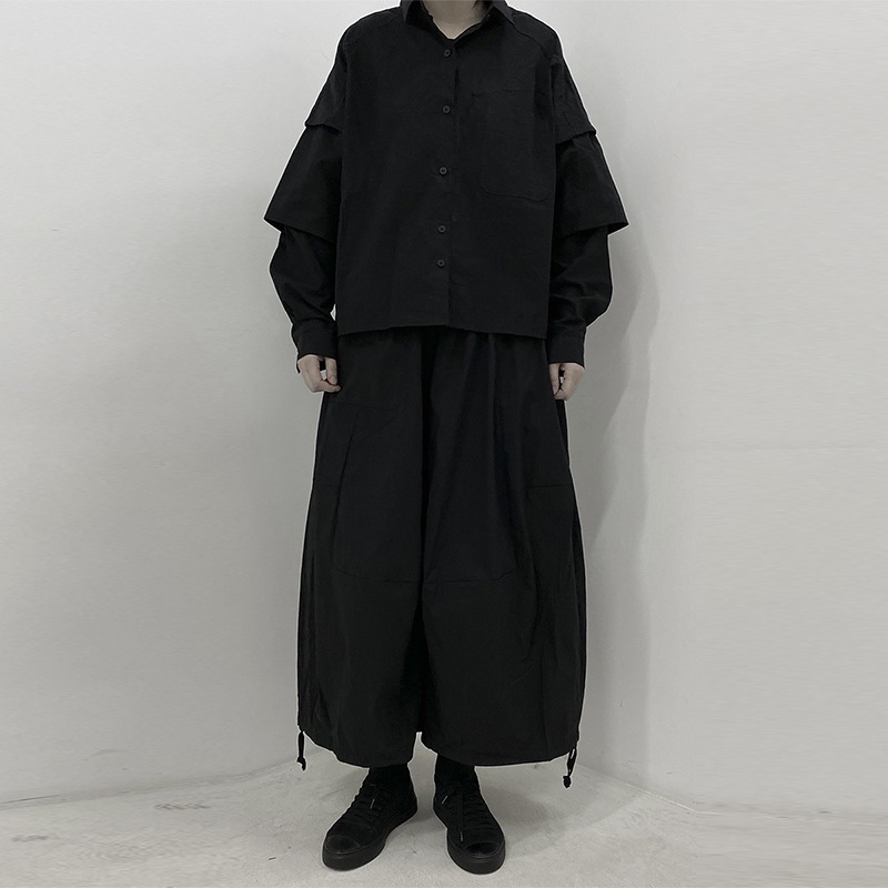 春夏新作レディース長袖シャツ無地シンプルカジュアルシャツレディースパーソナリティレトロファッションシャツオールマッチカジュアルレディースシャツファッション