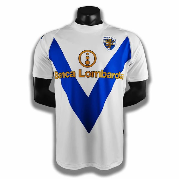 ブレシア　ユニフォーム　バッジョ　セリエA 長袖　M Qoo10] 0304 セリエ A ブレシア レトロ